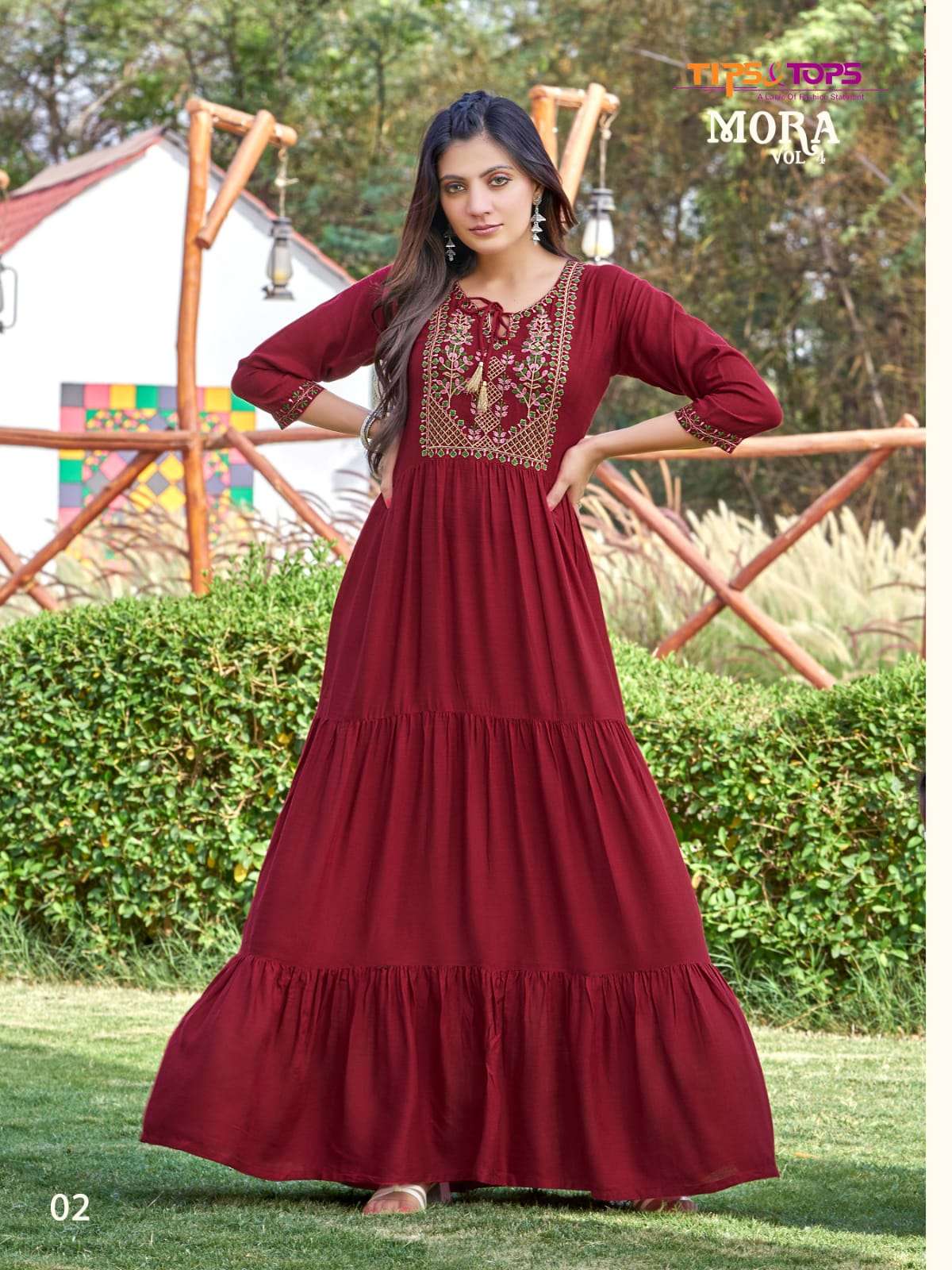 Heavy party wear kurtis online